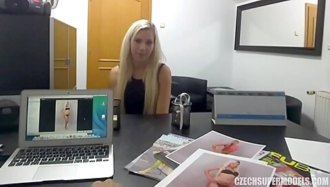 Horny Blond Hottie Fucked On Audition