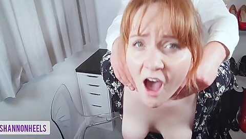 Fuck The Boss To Save My Job - Shannon Heels