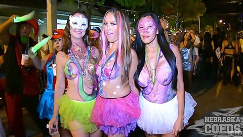 Last Day And Night Of Fantasy Fest 2018 From Key West Florida Hot Girl