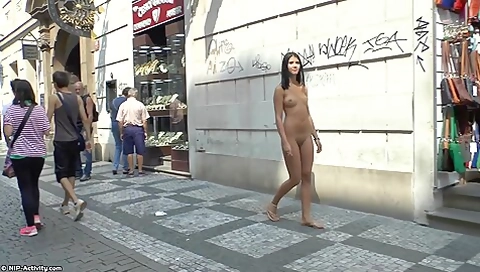Nude In Public Drahomira