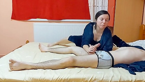 Hot Young Couple Passionately Make Love In The Bedroom
