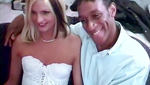 Black Stud Fucks A Sexy Blonds Asshole And She Loves It