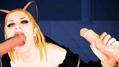 Veronica Chaos - Larxene Kingdom Hearts Hero Threeway